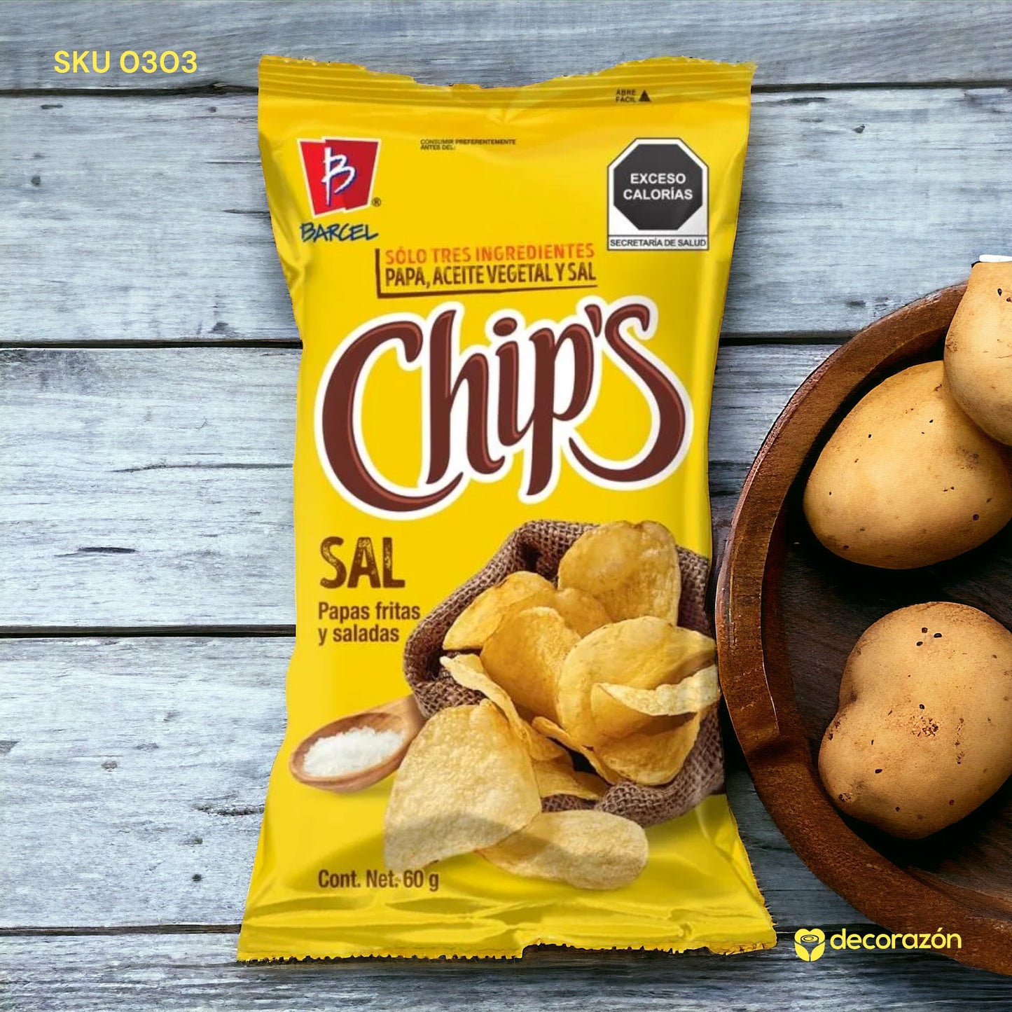 Chips Sal 60gr