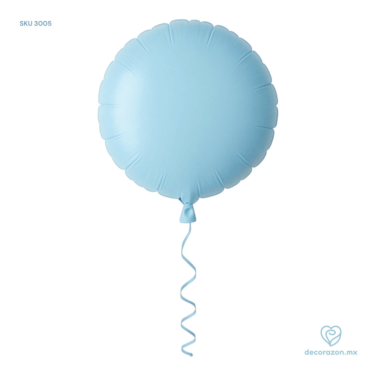 Globo redondo 18’ Azul cielo