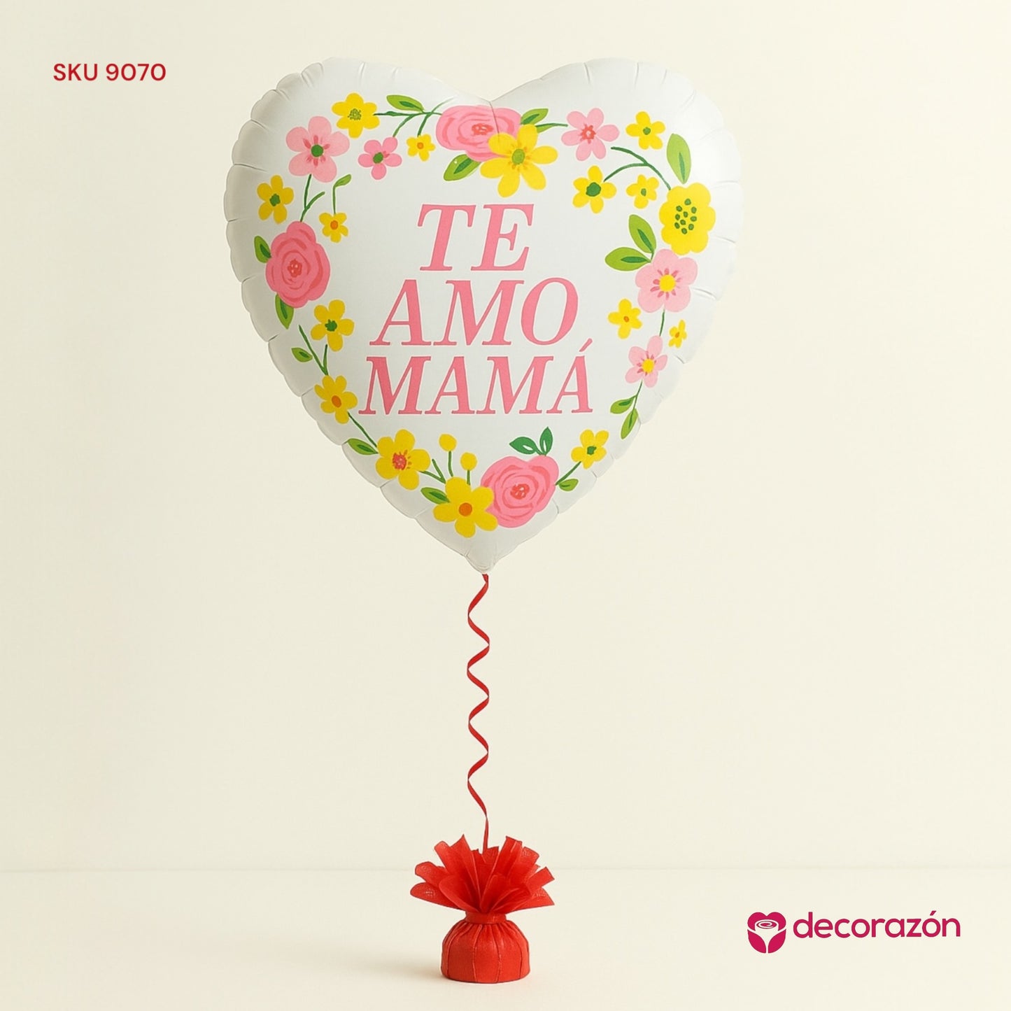 Globo Con helio 18” Motivo Mamá