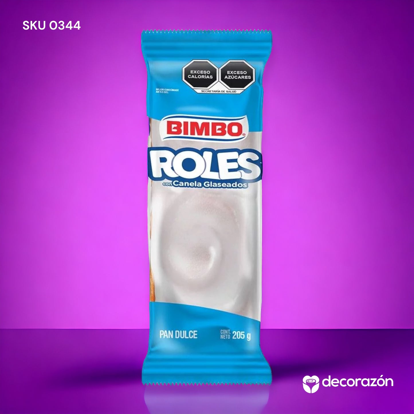 Roles glaseados 205gr
