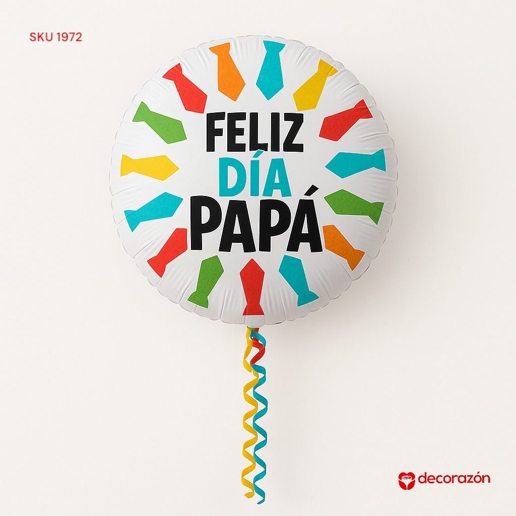 Globo con helio 18” Motivo Papá