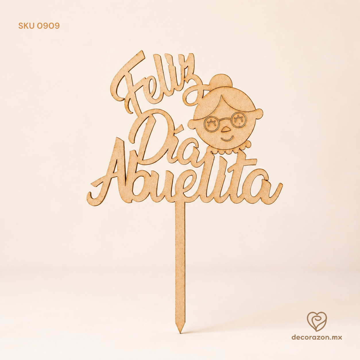 Topper Feliz día Abuelita