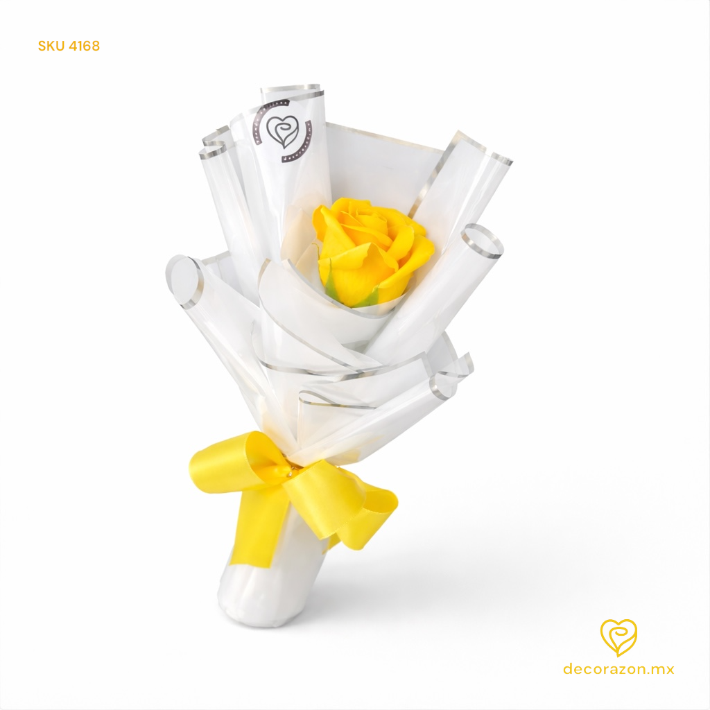 Rosa amarilla eterna