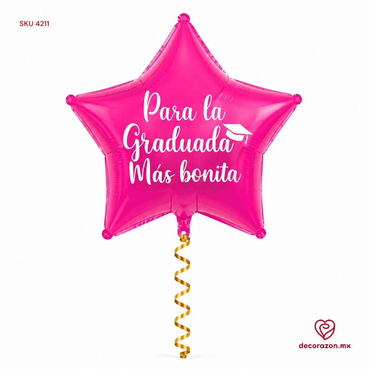 Globo estrella 22’ Graduada