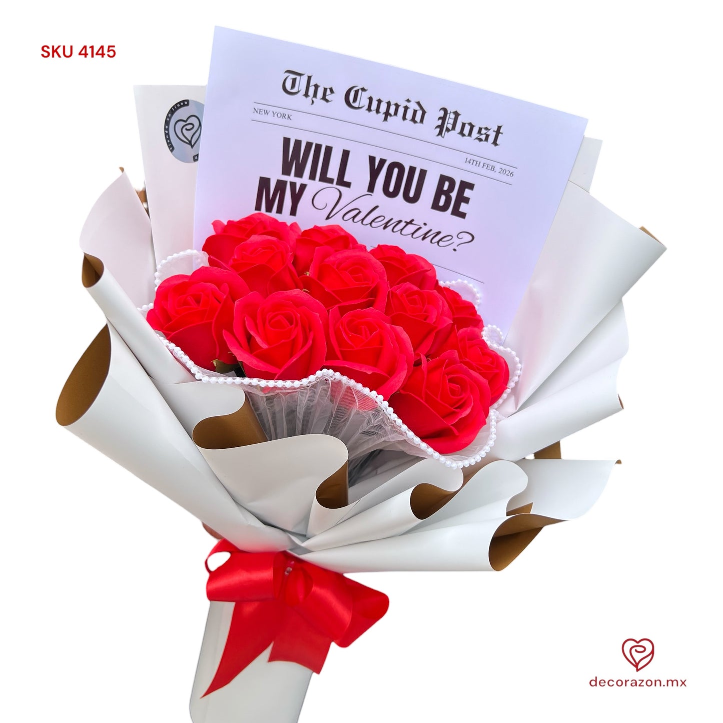 Ramo rosas eternas San Valentín