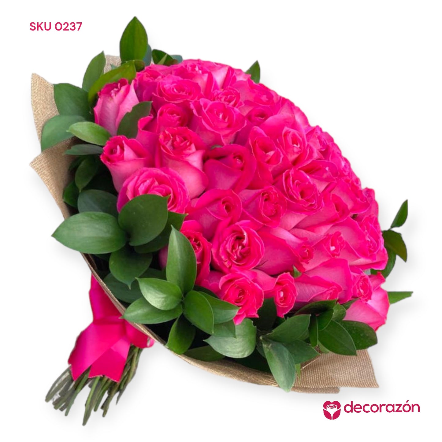 Ramo de 50 Rosas Fiusha