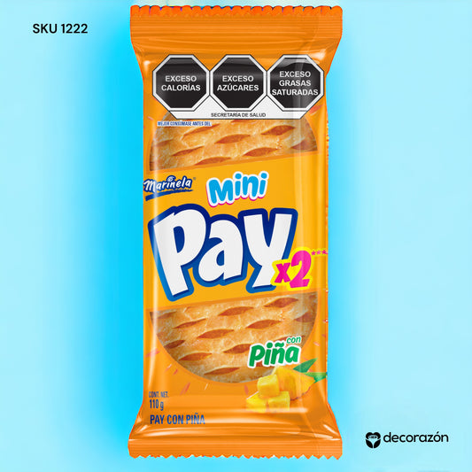 Pay de Piña Marinela 2 pzas 110 gr