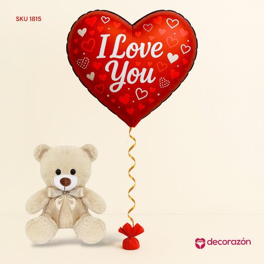 Osito y Globo de amor