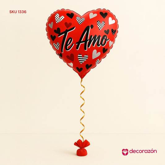 Globo con helio Motivo amor 18”