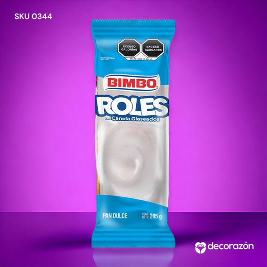 Roles glaseados 205gr