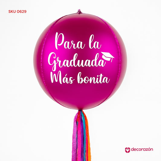 Globo Orbz Magenta Graduada