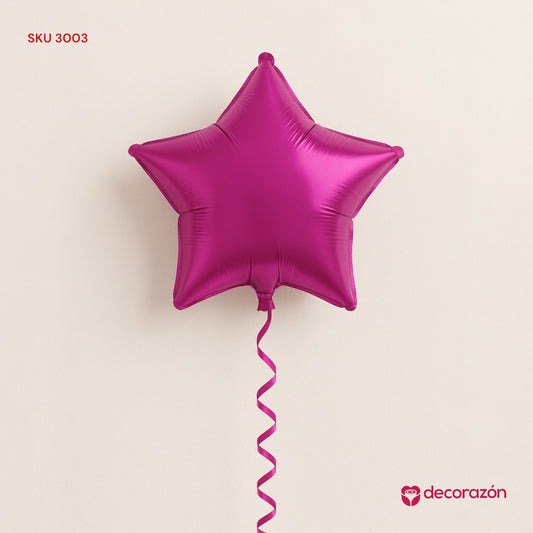 Globo metálico Estrella 18’ Bugambilia