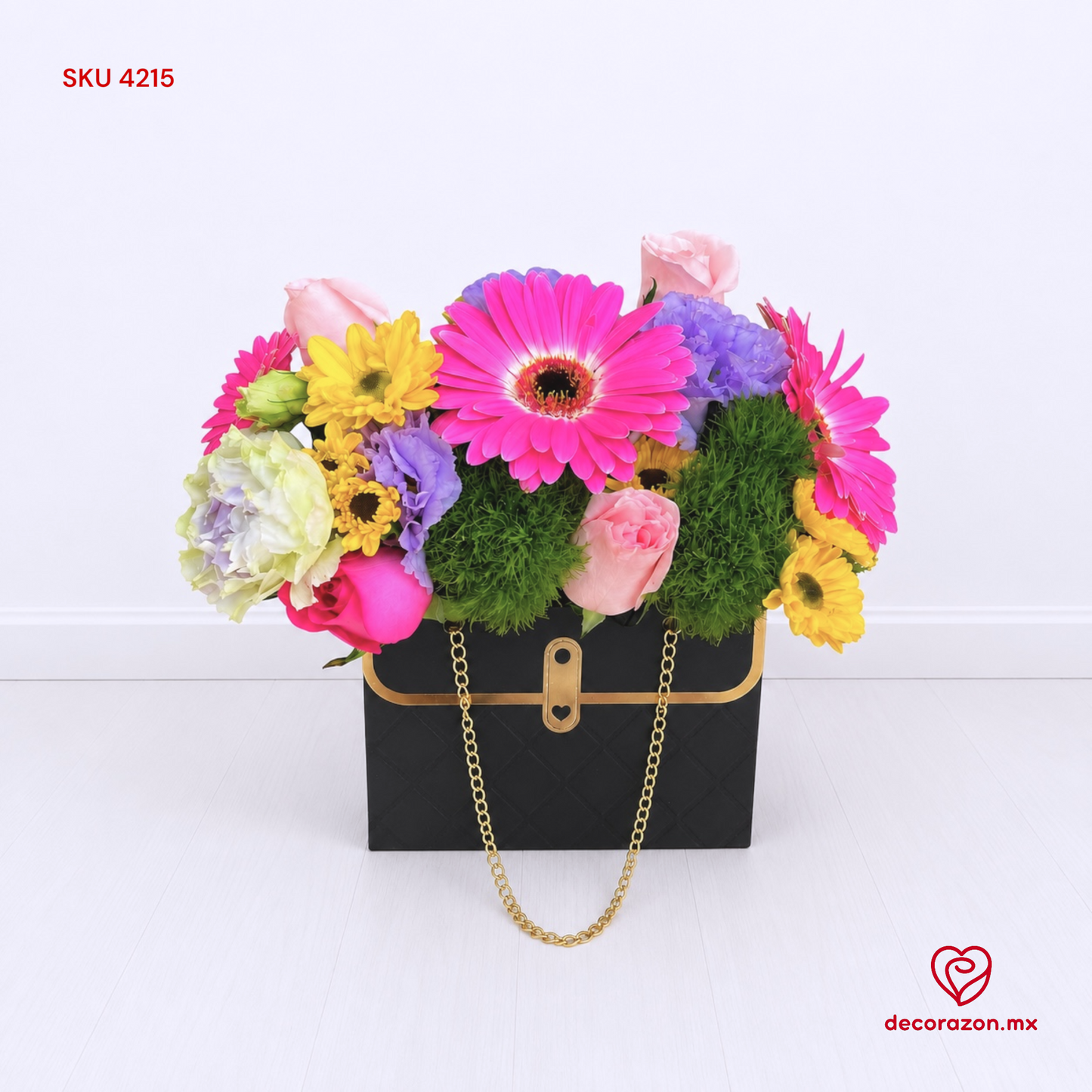 Mix floral caja negra