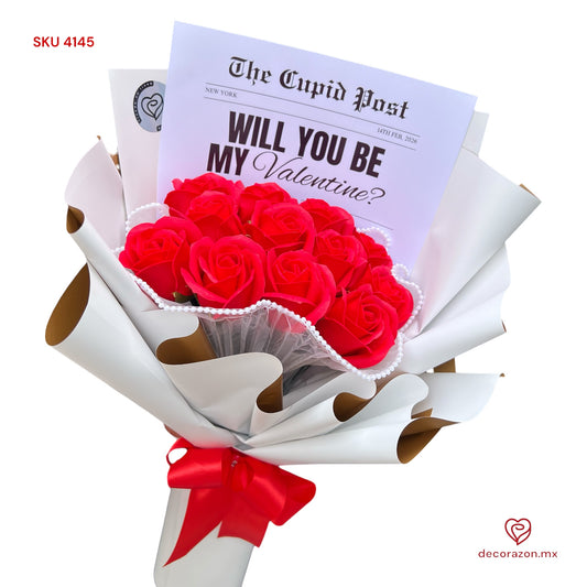 Ramo rosas eternas San Valentín