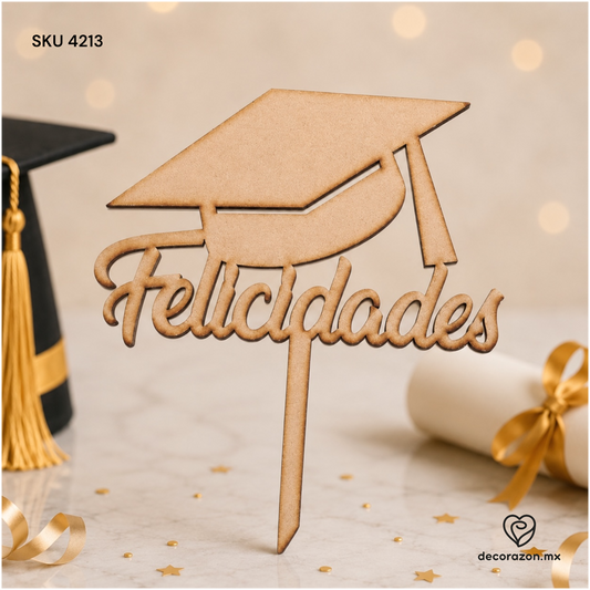 Topper Felicidades