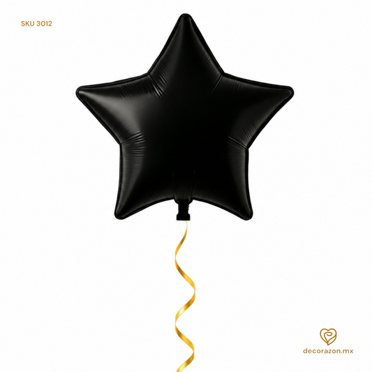 Estrella 18’ color negro