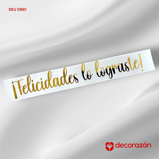 Listón graduación
